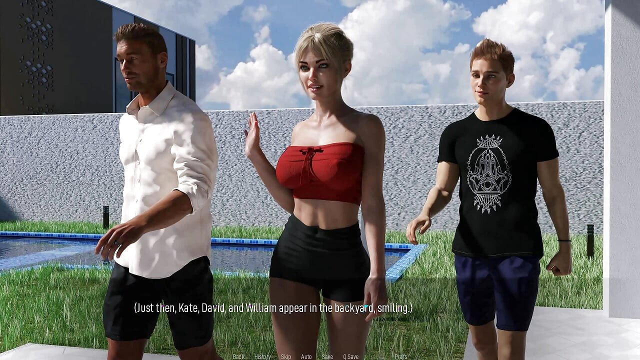 Deseos compartidos: energía positiva con los swingers junto a la piscina - episodio 9