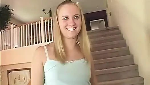 Tempting Blonde Teen Gets a Creampie After a Hard Fuck