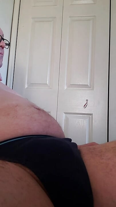 Casual wanking with cum