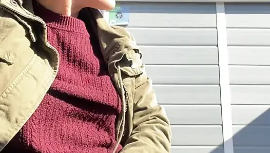 Frankfurt, Above the Dächern Cumshot Face, Mouth