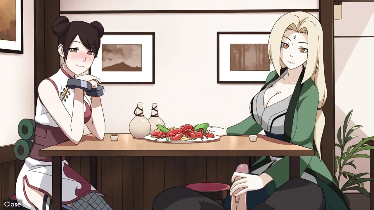Naruto - Kunoichi Trainer - Partea 19 - Labă Tsunade sub masă de Loveskysanx