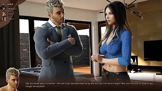 Adrianne и Oliver: сексуальные приключения одной замужней домохозяйки и модели в социальных сетях, эпизод 1