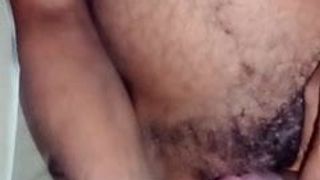 Tooth brush in dick fuck