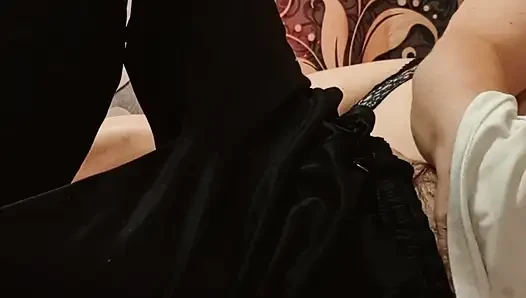 Üvey anne uzun süre yarak emmeyi ve çok döl yutmeyi seviyor