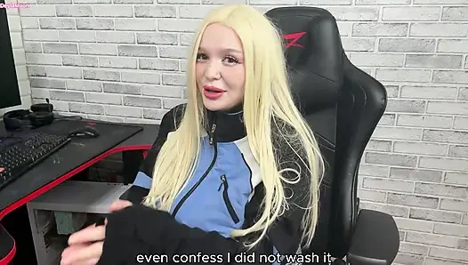 JOI:Твоя сводная сестра не возвратила твою кофту и ты пришёл разбираться