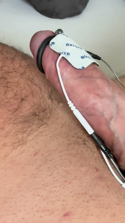 Amazing cumshot with e-stim - I came hard again | Clip 1