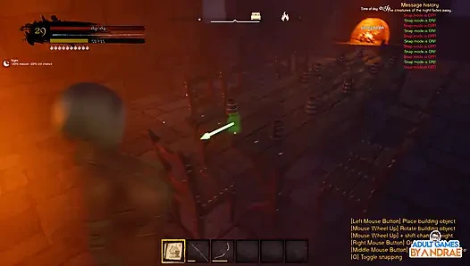 Ep9: Membangun Ruang Bawah Tanah di Rumah Batu Kami, Gameplay Pulau Jahat