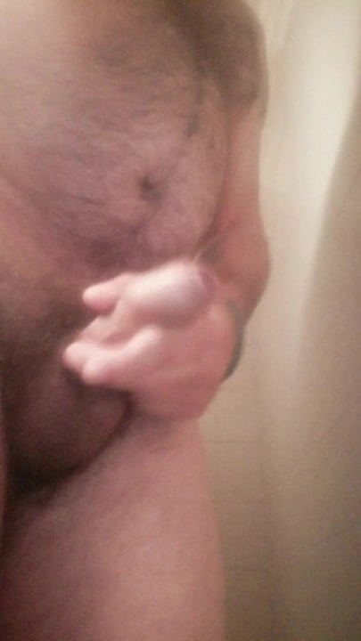 Ich under der Dusche