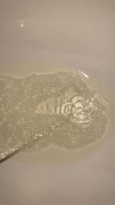 Pissing in slowmotion.