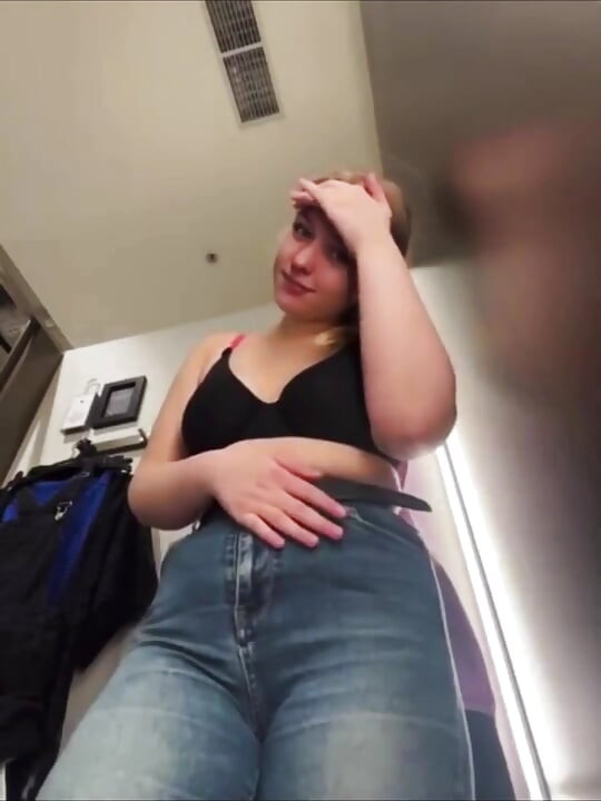 Extreme Close up Fingering Pussy in the Fitting Room