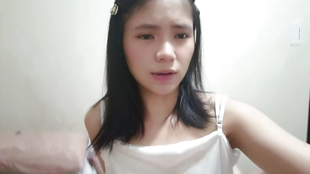 Petite Asian girl gets railed by an older white man - real couple sex