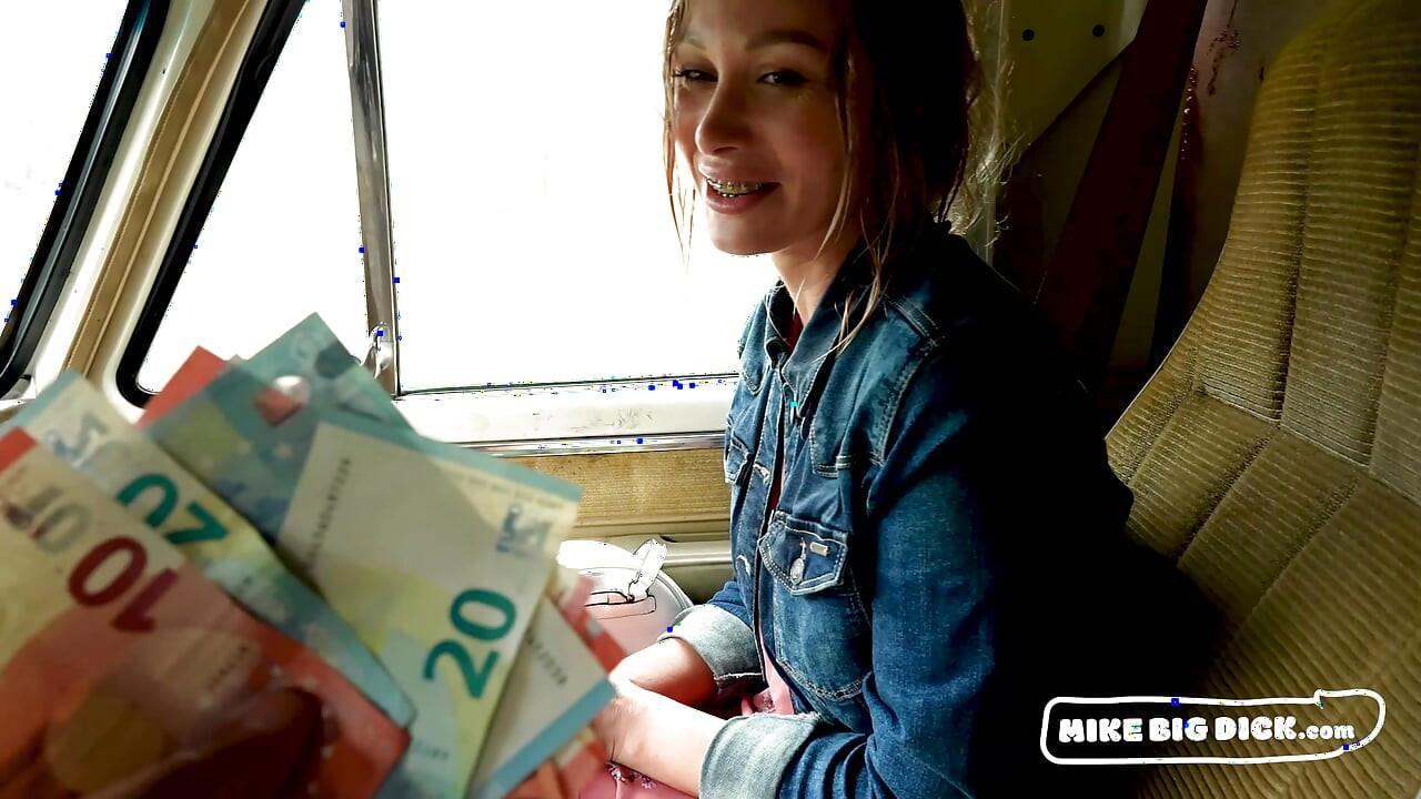 MikeBigDick: This bitch with braces will do anything for money.