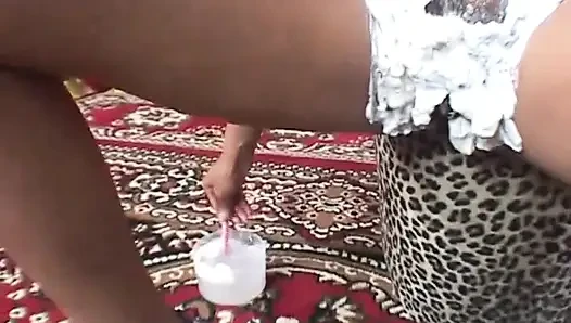 Masturbating pussy fucking big dick sucking in the bedroom