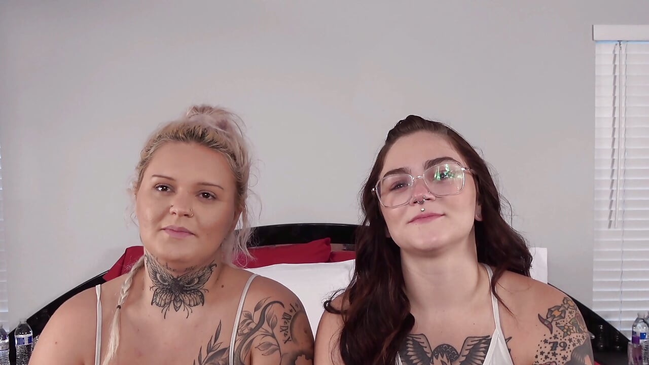 Desperate Amateurs Psilo Christina Barbie and Iris get their tight pussies pounded hard by big white cock