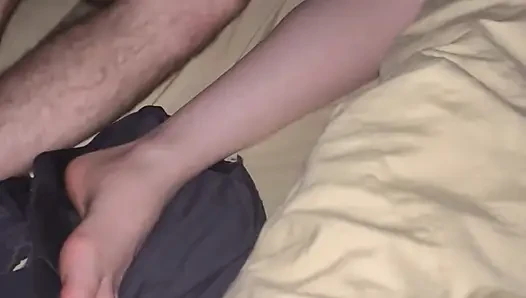 My stepsister likes when I enter her at night