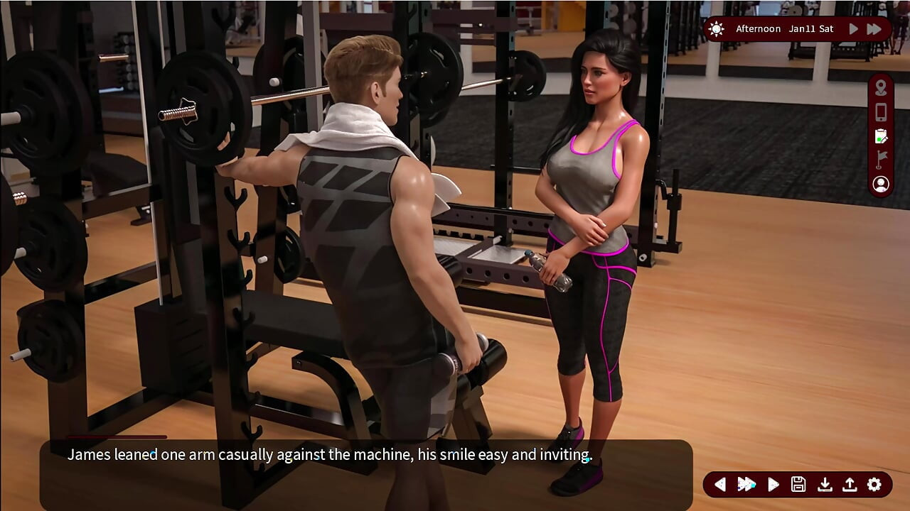 Whispers of Desire 7 Sarah and Alex Went to the Gym with Jessica