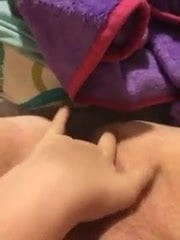 Girlfriend pleasuring herself