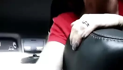 Mature getting fucked in the car by a bbc