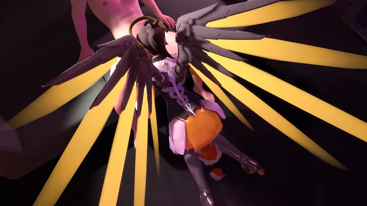 Mercy Sucks Dick on Her Knees in POV Overwatch Parody