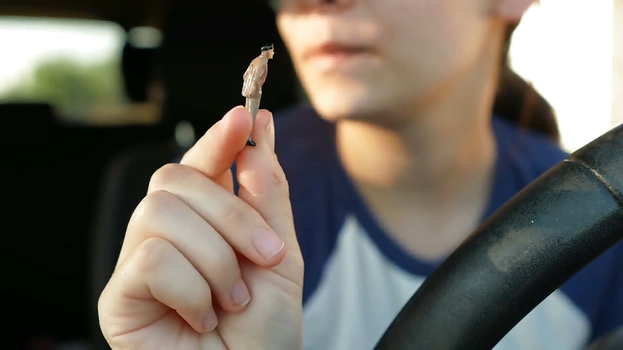Giantess Roleplay in Car