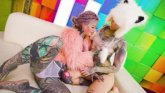 Seks anal ekstrem sampai didobel penetasi sampai dicrot di muka!