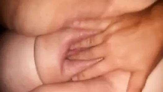 Squirting BBW Makes for Perfect Lube w Cumshot
