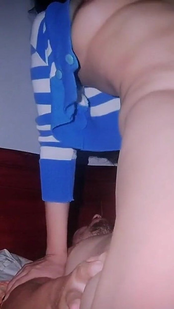 Powerful moment from "MY STEP-DAUGHTER GETS IN MY BED WITH HER CUTE SWEATER AND MAKES MY PENIS GROW TO PUT IT IN THAT TASTY"