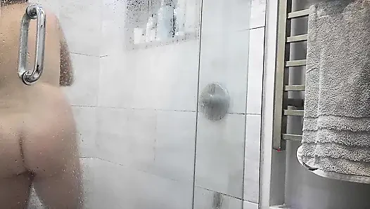 The shower scene with Asian step daughter Erin Luvin and her beautiful long nipples by andrewtatt