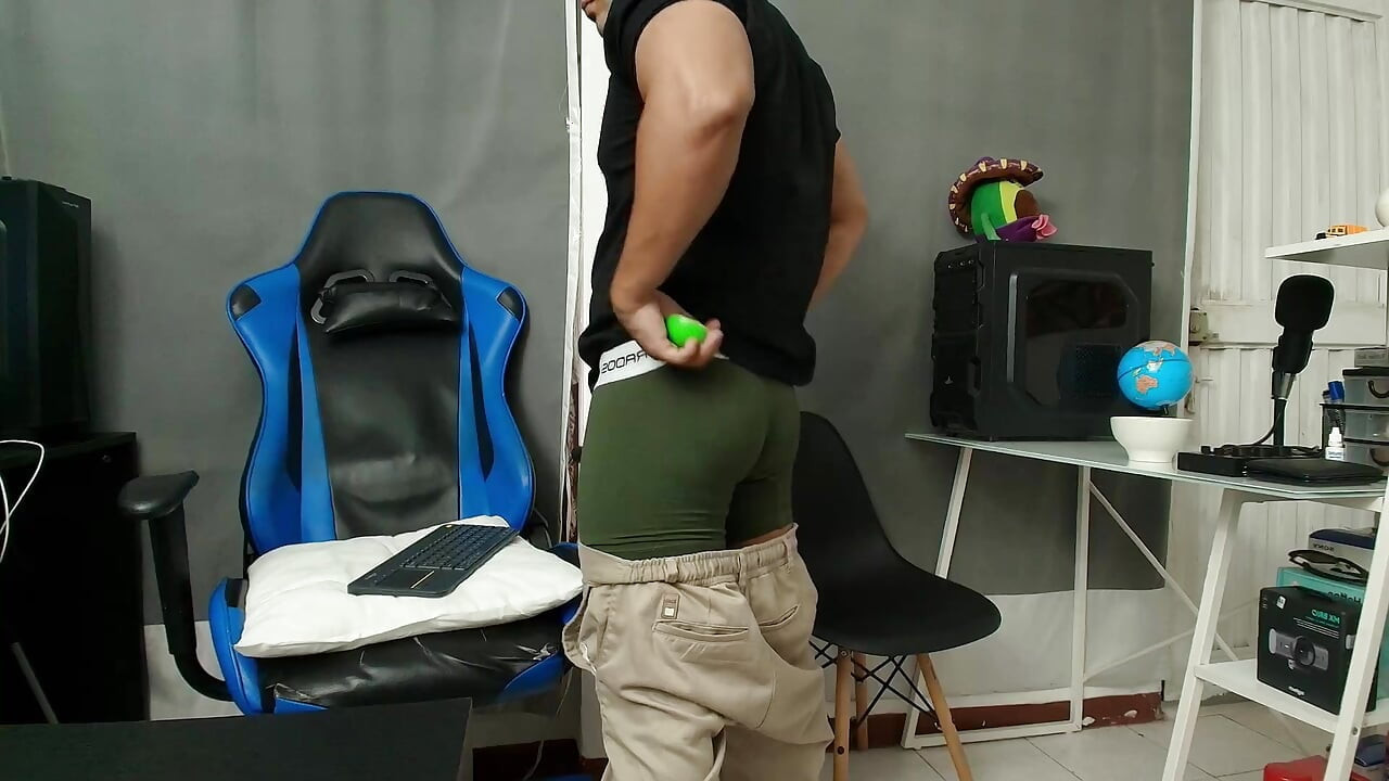With my boss in the office I get a little hot