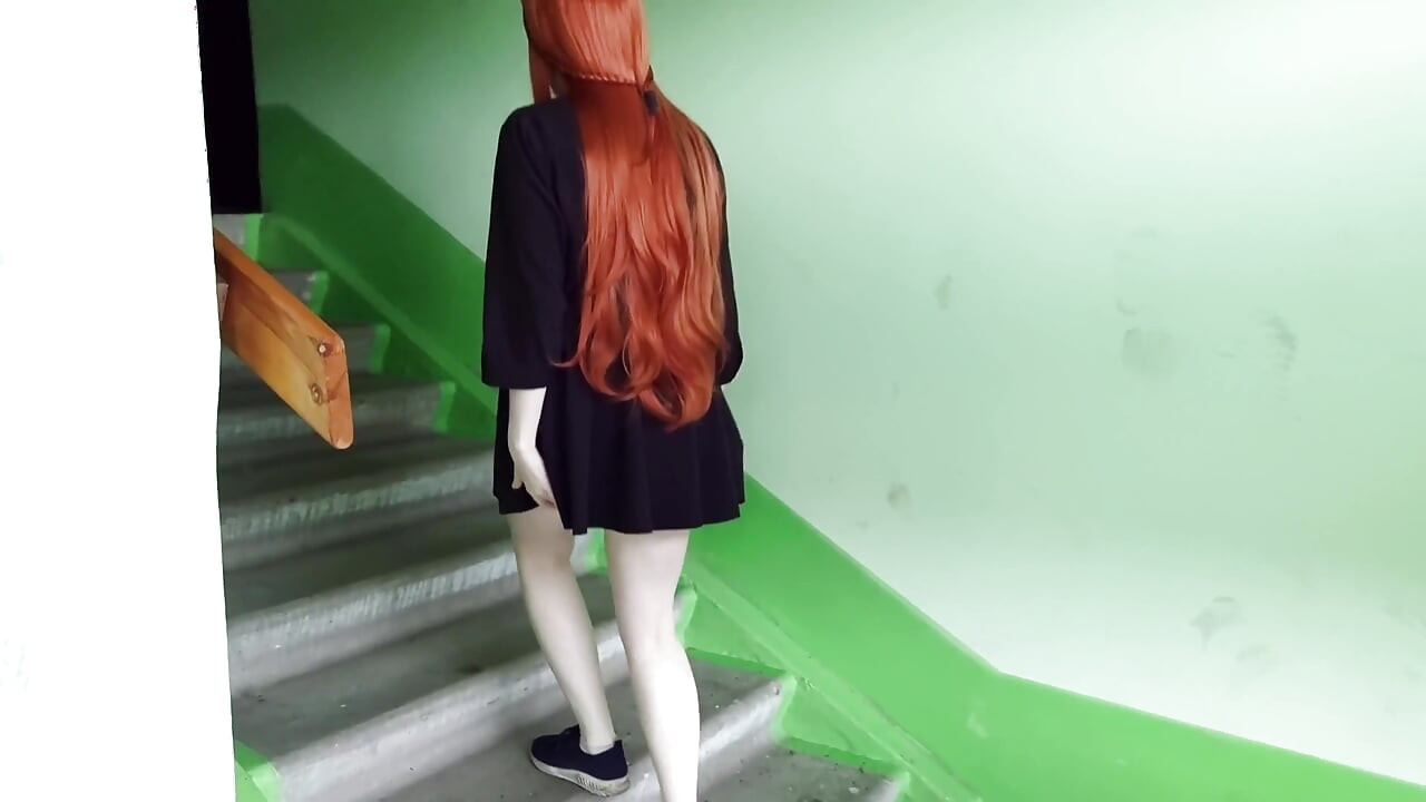 We were noticed when I sucked him in the entrance