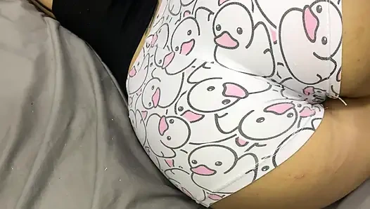 Stepmom shows her stepson tan to turn him on and tells him to penetrate her