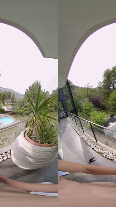 Our First Time Fucking on a Balcony - Virtual Real Porn | Clip 2