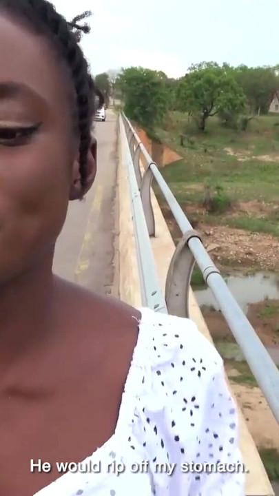 Super Tight Ebony Pussy Pounded POV By Big White Cock Boyfriend Outdoors | Clip 1