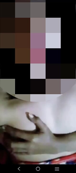 A video call with a friend's wife even naked makes me masturbate part2