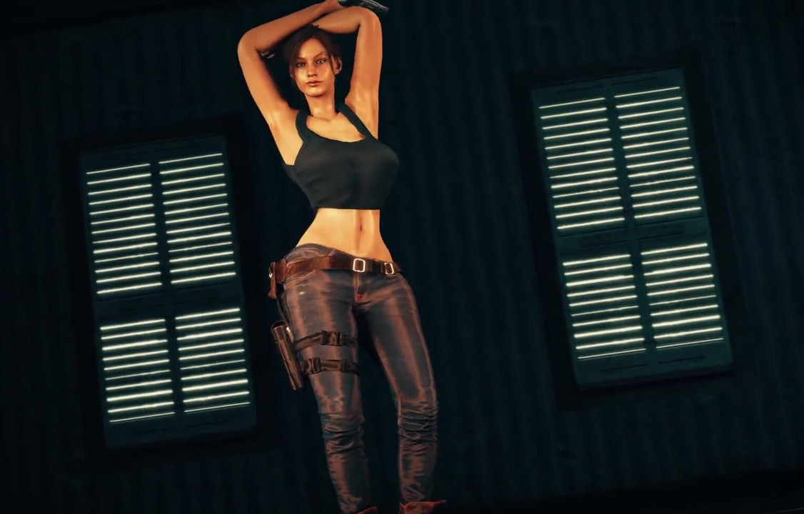 Claire Redfield dancing