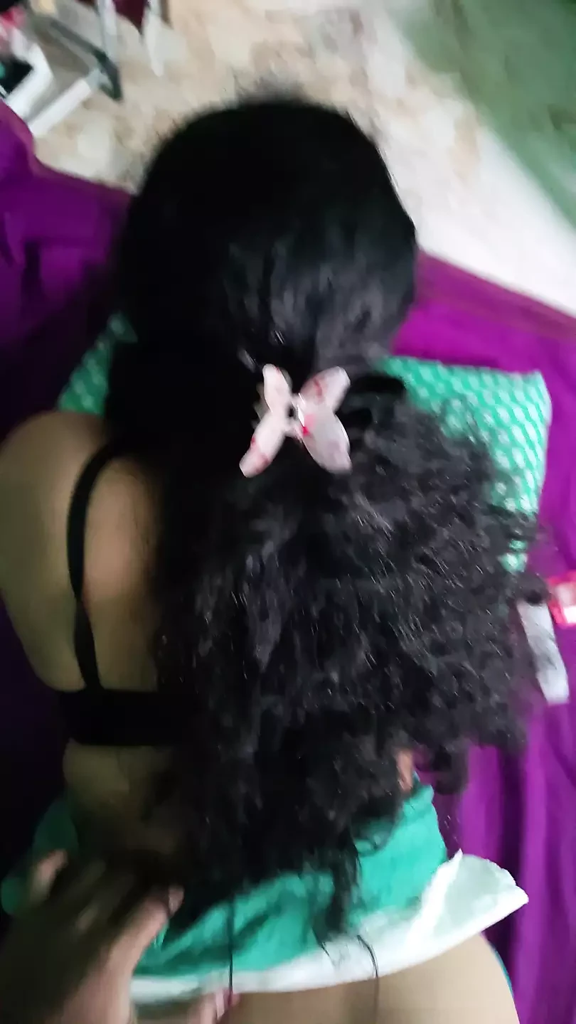 My girl friend fuckinng hindi riding