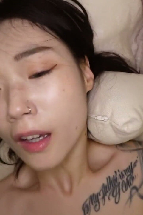 Tiny Tatted Taiwanese Cutie Chiao Kumi Takes Huge Dick Deep in Tight Pussy