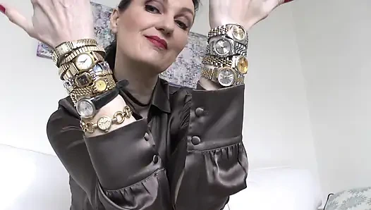 Saat mirasından sonra mastürbasyon sırasında seksi saat sesleri, lady victoria valente