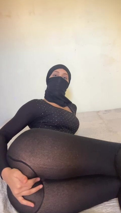 Arab Babe in Hijab Masturbates Alone & Begs for Cum While Fingering Her Clit Hard