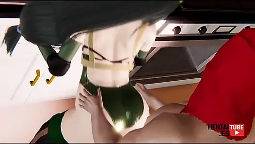 Boku No Hero Academia Hentai - Froppy Is Fucked in the Kitchen