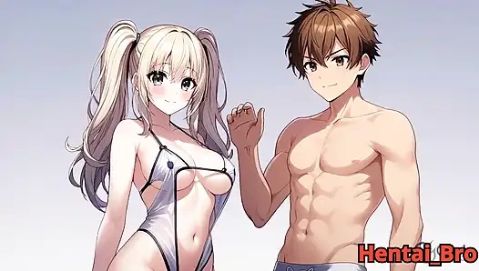 Sensual Silver-Haired Couple – Intimate Bedroom Passion