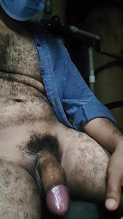 Man maaturbating ejaculating