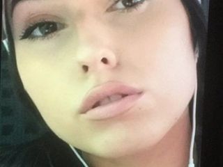 Cumtribute French Brunette