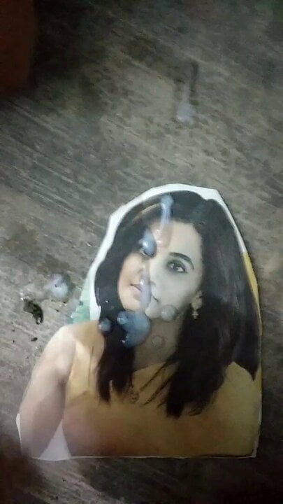 Tapsee cumtribute-2