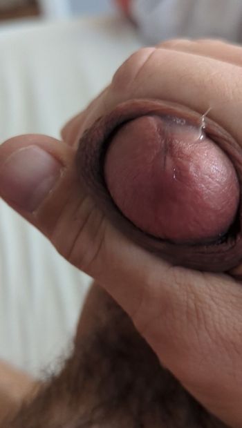 I have been masturbating for a little while and got some nice leaking!  I love feeding myself and being a good submissive slut.  Comments are always welcome!