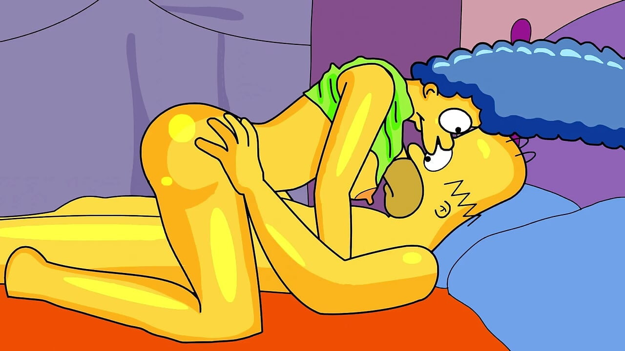Marge Simpson quiere montar a Homer - parodia de dibujos animados de los Simpson
