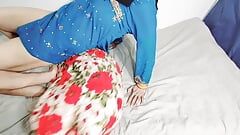 Newly married hijab bhabhi cheats husband and fucked big fat cock of indian devar while dirty talking