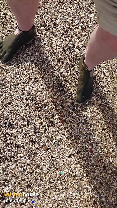 Short Test in the Mudflats on the Beach of Horumersiel