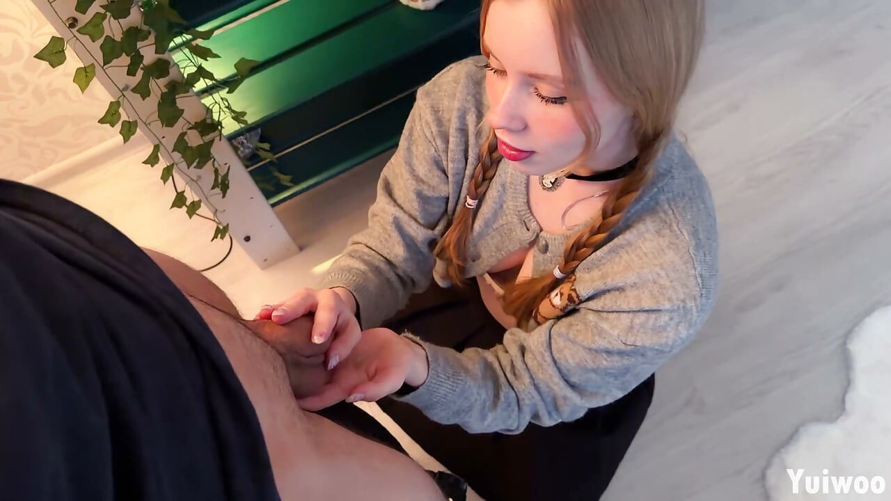 Sensual blowjob with long eye contact