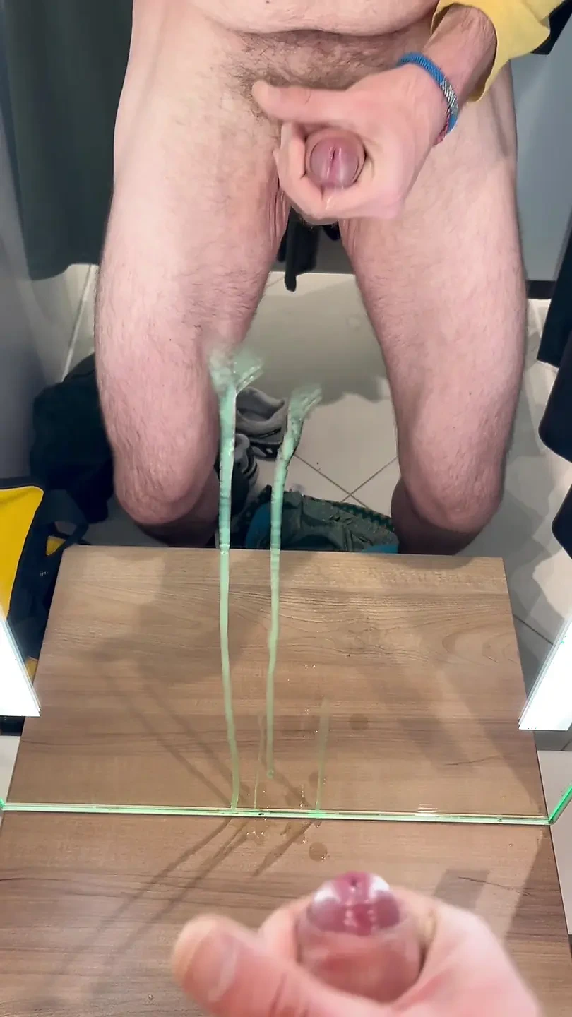 Jerked off in the department store